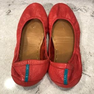 Tieks size 8 Poppy